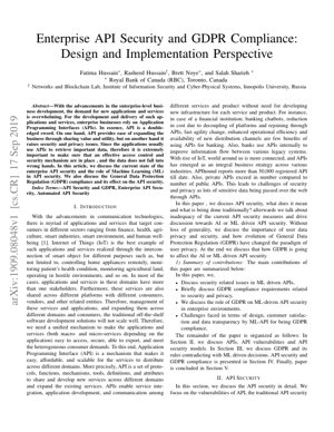 PDF Document Cover - Enterprise API Security, GDPR Compliance, and the Role of Machine Learning