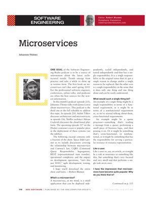 PDF Document Cover - Microservices Architecture: Concepts, Drivers, and Implementation Patterns