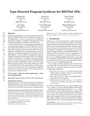 PDF Document Cover - Type-Directed Program Synthesis for RESTful APIs